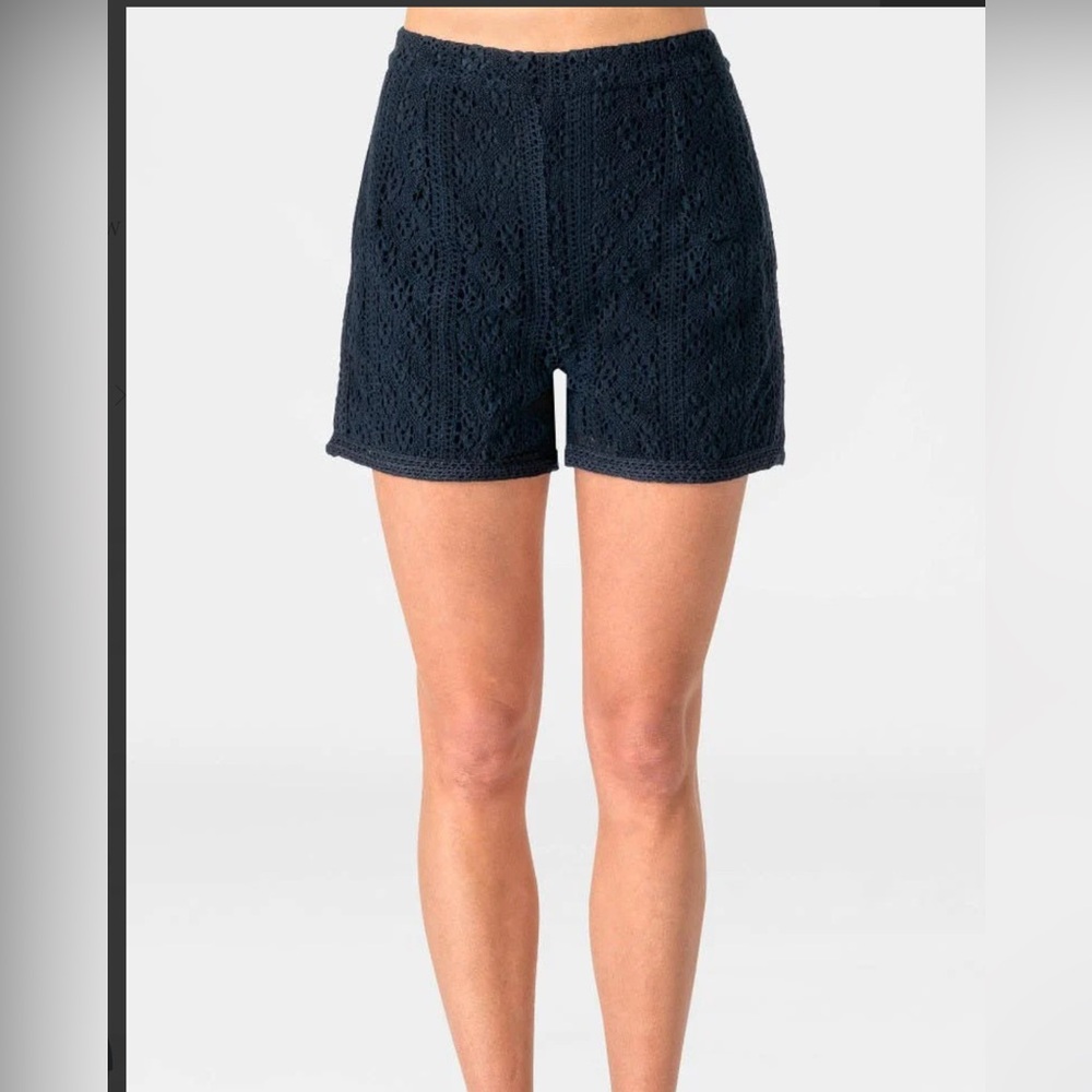 Gretchen Scott Designs Rachel Navy Lace Shorts